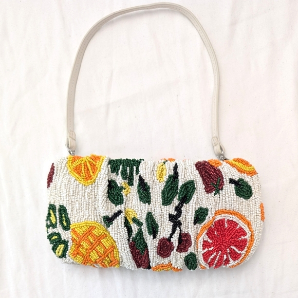 STAUD Beaded Bean Bag in Fruit Salad - Picture 1 of 13
